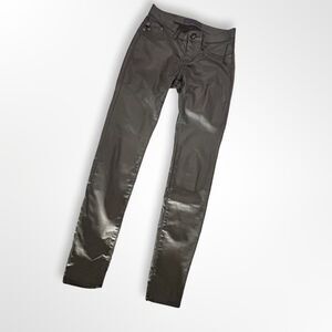 Rock & Republic Black Coated, Low Rise Skinny Legging Jeans, KASHMERE, 4